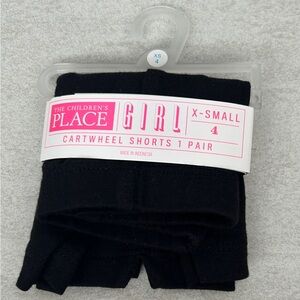 Children’s Place Cartwheel Shorts - Black, Size 4 (XS) - Brand new in package